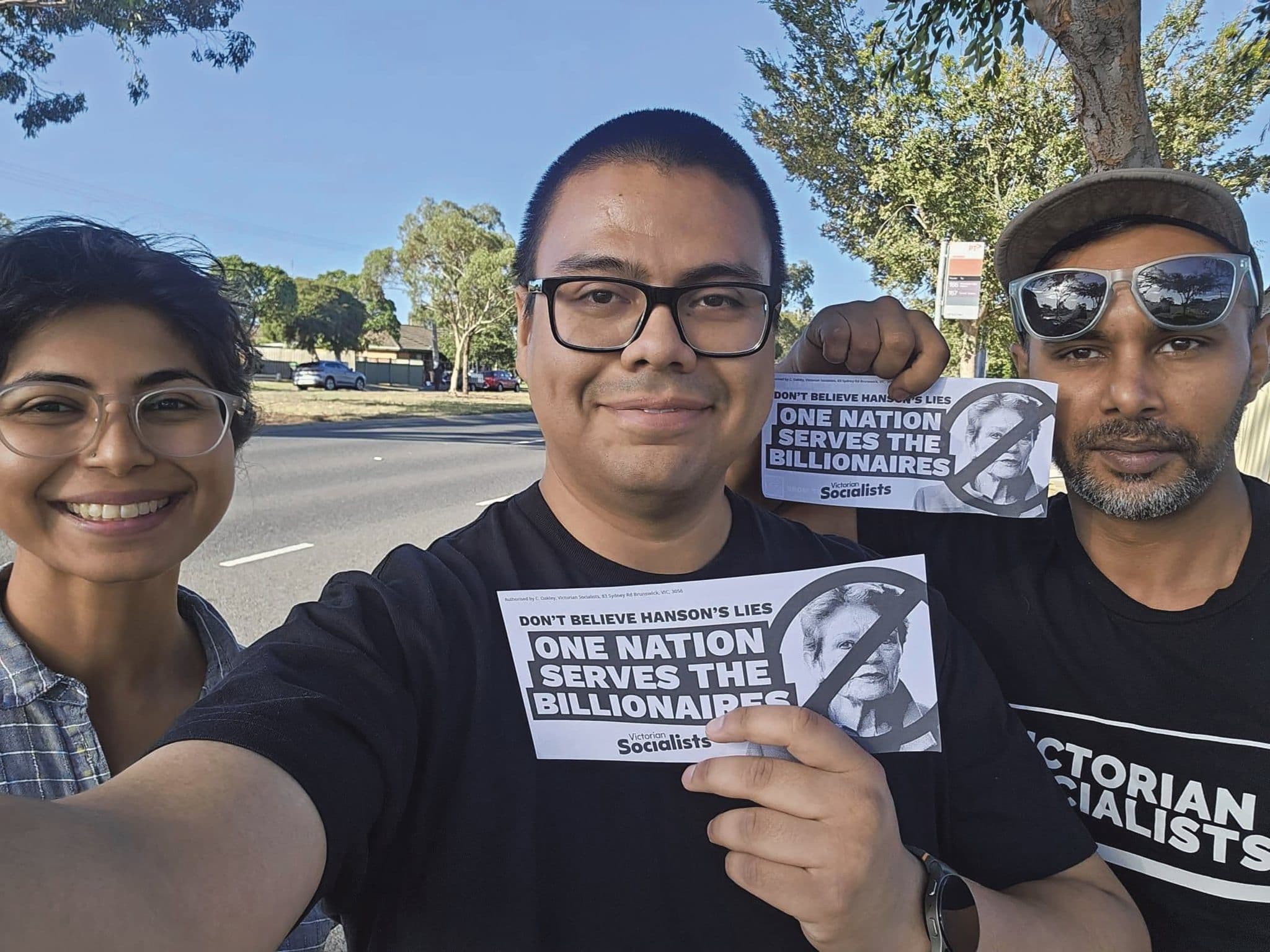 VS members campaign against One Nation