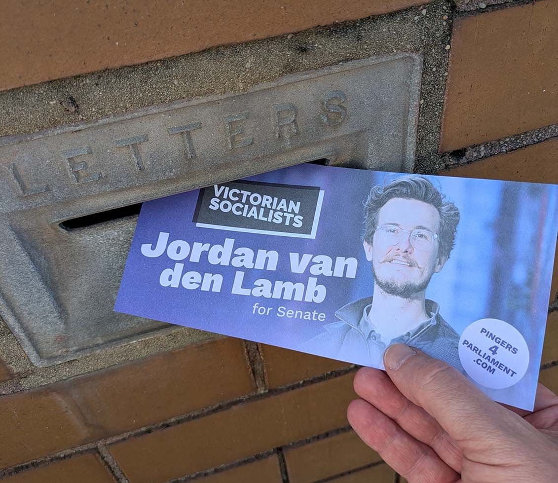 delivering a campaign letter